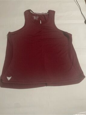 Korsa by Road Runner Sports Women Burgundy Active Tank  XL